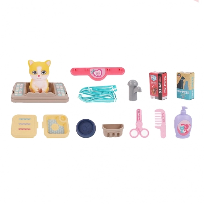 Zaino del Kit di Bellezza Portatile per Gatto