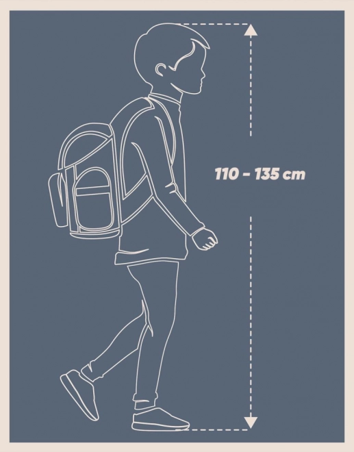 Baagl set da 5 Ergo soccorritori: cartella, astuccio, sacchetto, grembiule, portafoglio