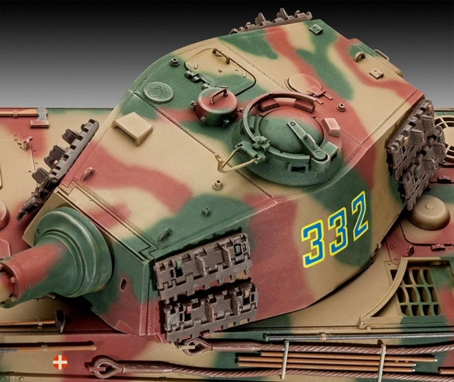 Modello in plastica Tiger II Torretta Henschel