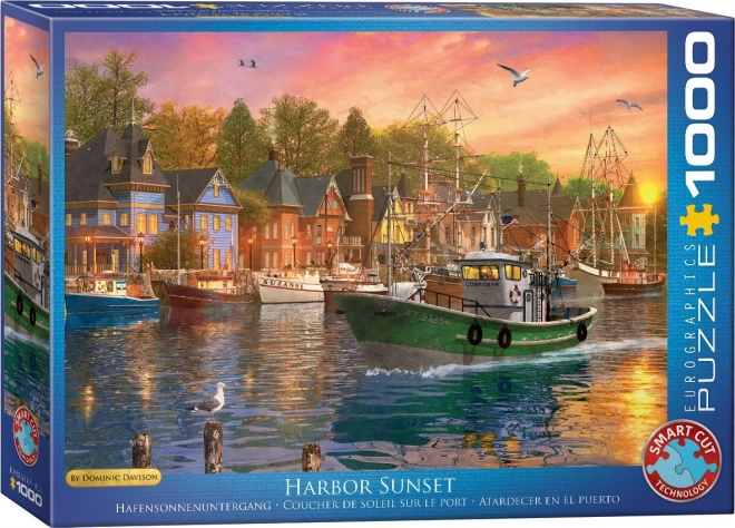 Puzzle Tramonto nel Porto 1000 Pezzi