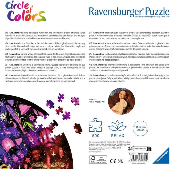 Puzzle Circolare Ravensburger Mondo degli Insetti