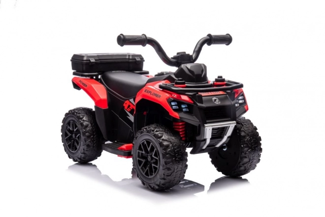 Quad elettrico rosso per bambini