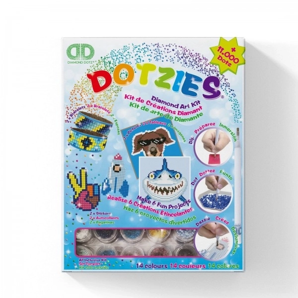 Set creativo Dotzies 6 progetti Diamantato