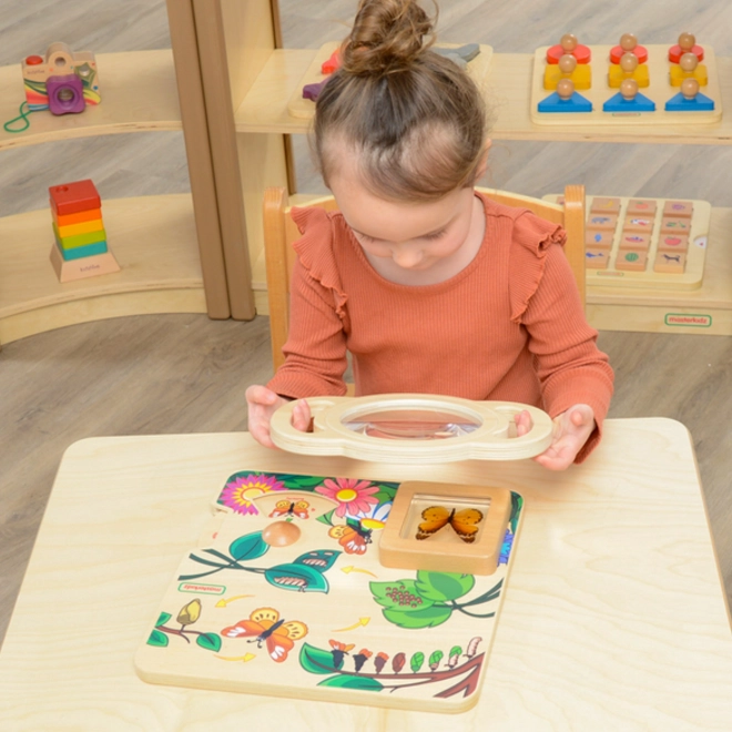 Masterkidz lente d'ingrandimento in legno Discovery