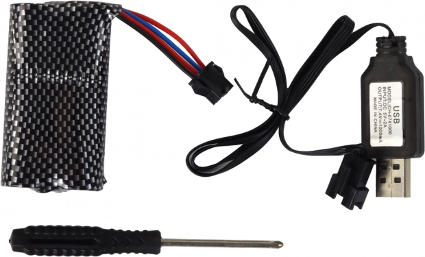 Batteria ricaricabile 7,4 V e riempimento semplice