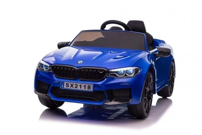 Auto elettrico per bambini BMW M5 blu