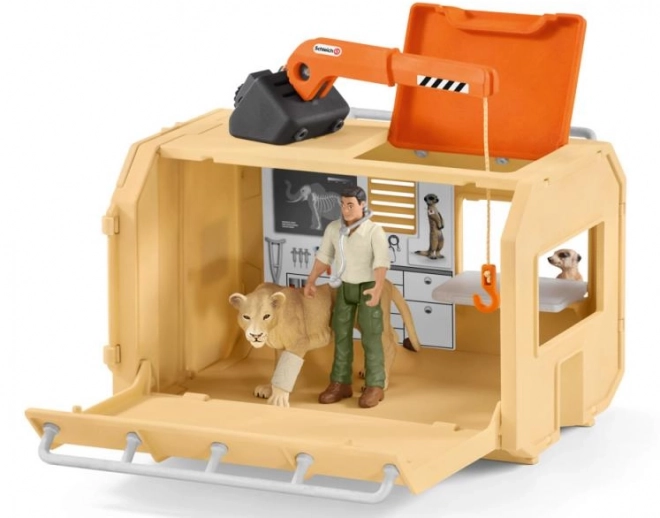 Camion di salvataggio per animali SCHLEICH Wild Life