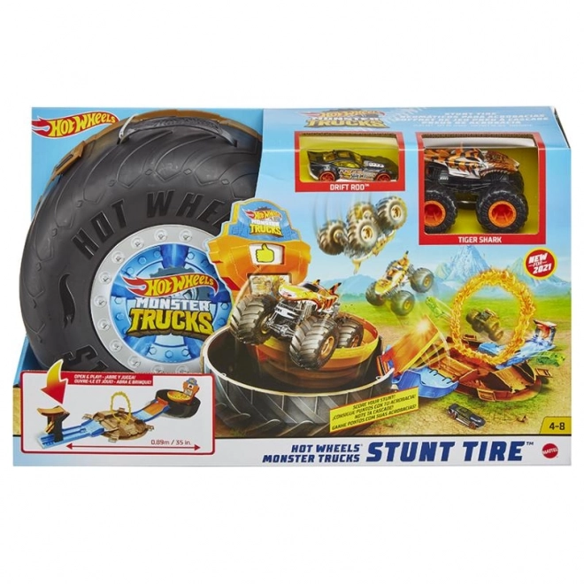 HotWheels Monster Trucks acrobazie da stunt - playset