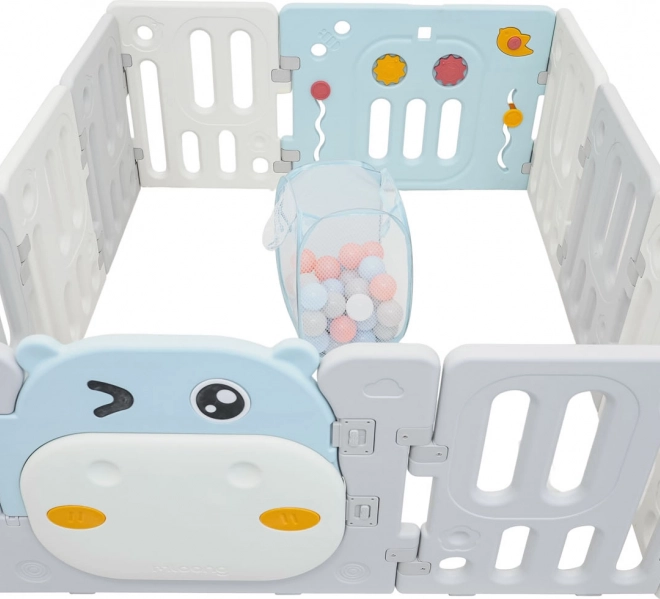 Recinto modulare Hippo blu