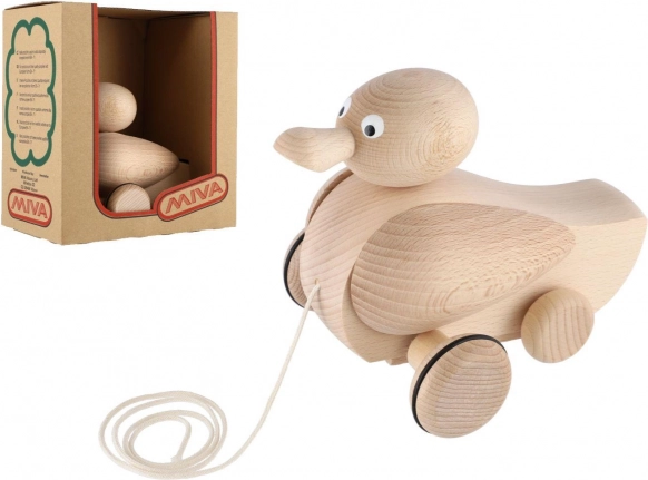 Paperella trainabile in legno naturale 17 cm