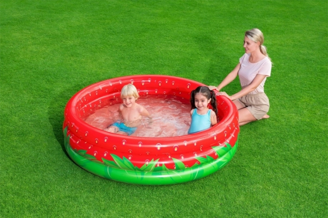 Piscina gonfiabile per bambini a tema fragola