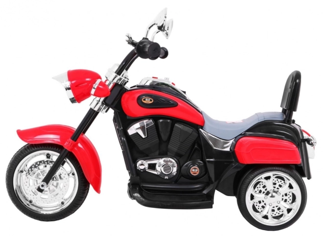 Motocicletta Chopper NightBike bianca – rosso