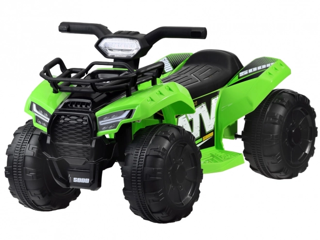 Quad Elettrico per Bambini con Luci – verde