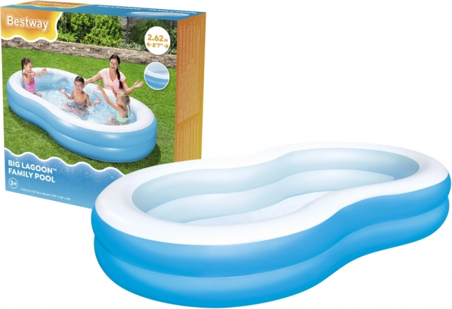 Piscina familiare gonfiabile BESTWAY 262 × 157 × 46 cm