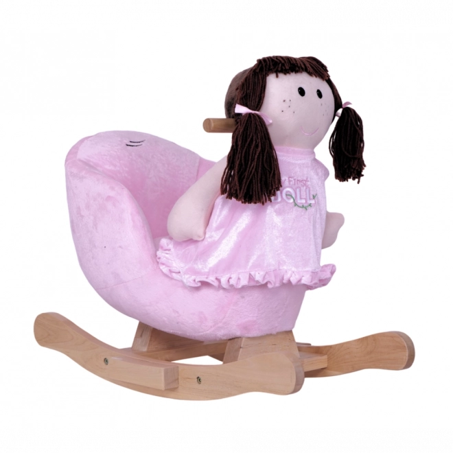 Giocattolo a dondolo Princess con trecce