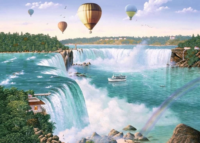 Puzzle Cascate del Niagara Ravensburger 1000 Pezzi