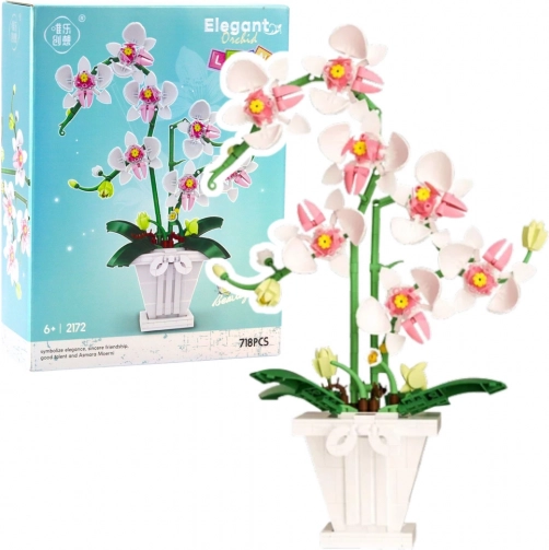 Costruzioni Elegante Orchidea 718 Pezzi
