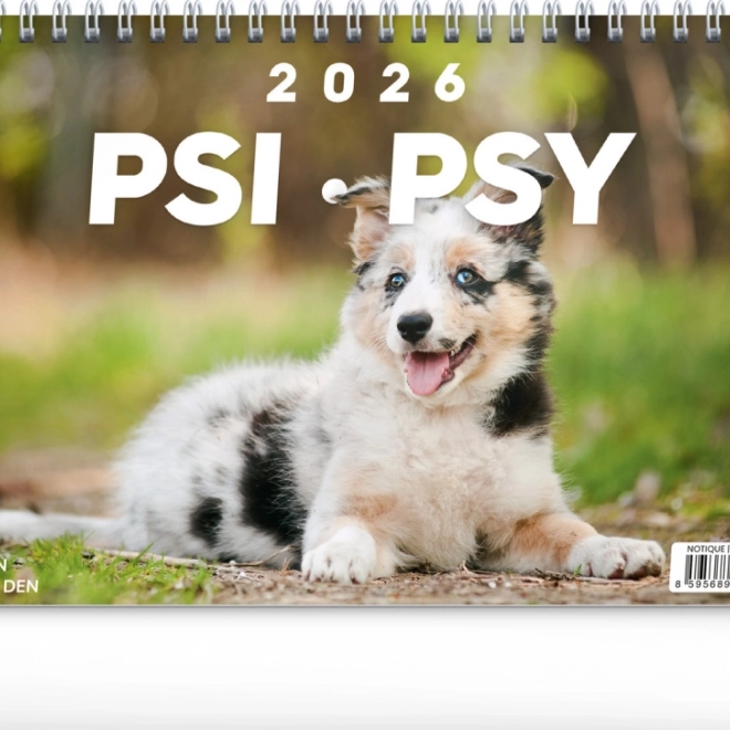 Calendario da tavolo Cani 2026