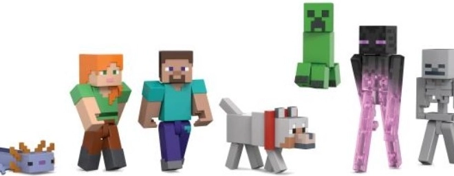 Set di figure Minecraft Creatori