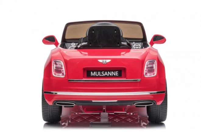 Auto elettrica per bambini Bentley Mulsanne rossa