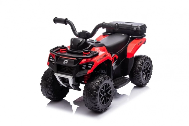 Quad elettrico rosso per bambini