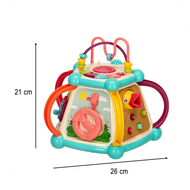 Cubotto educativo interattivo acchiappa gli insetti 7 in 1 Bibi-inn