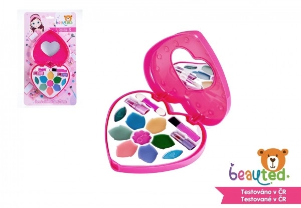 Set Make-Up Cuore con Specchio Beauted