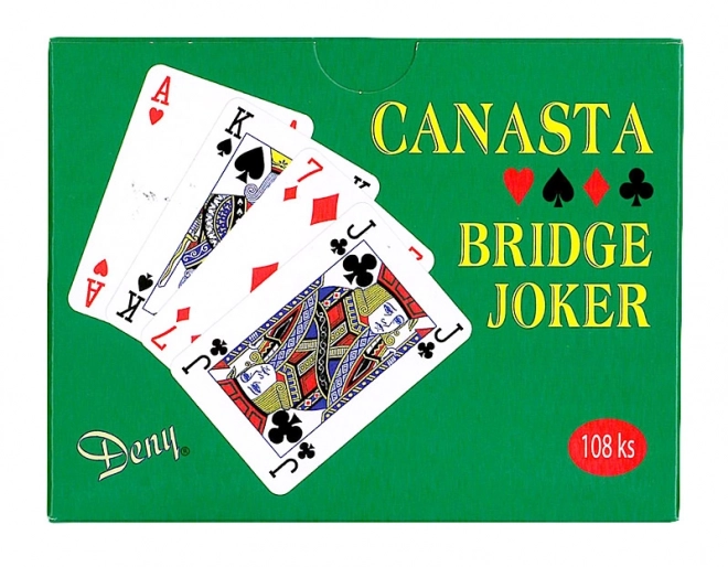 Carte Canasta 108 pezzi in scatola di carta