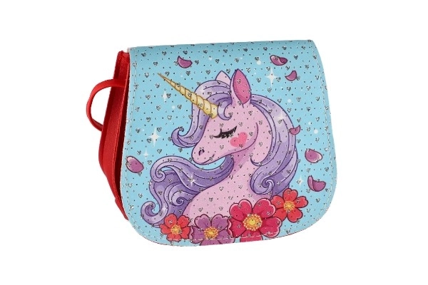 Borsa unicorno con pietre preziose