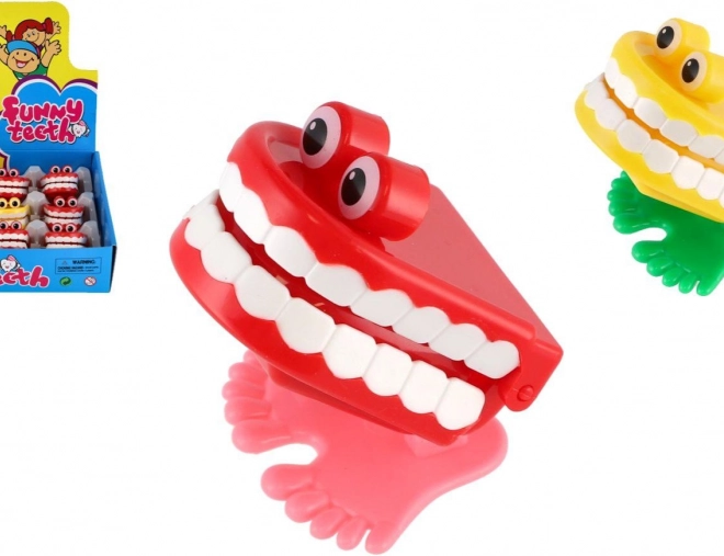 Denti saltellanti carichi a molla 5 cm, vari colori