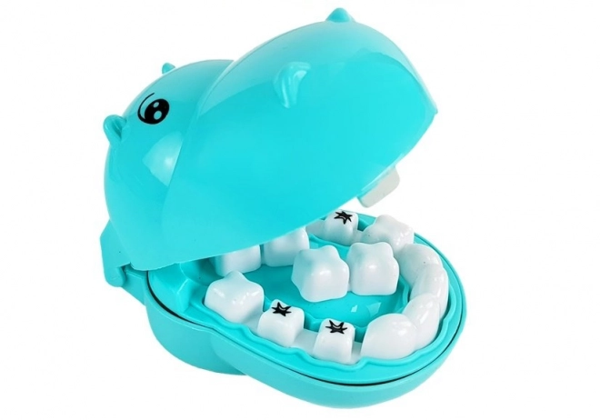 Set dentista bambini con ippopotamo