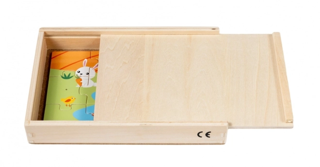 Puzzle in legno - vita in campagna