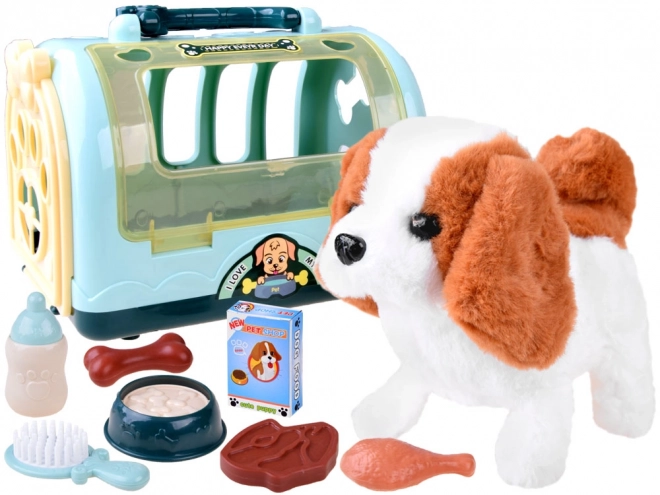 Cucciolo interattivo con carico e accessori