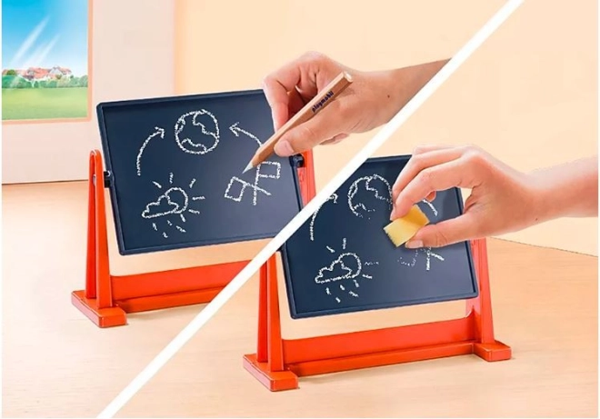 Disegno e scrittura ripetibili sulla lavagna