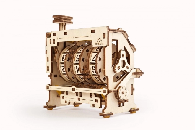 Puzzle meccanico in legno 3D Ugears conta-scatti STEM