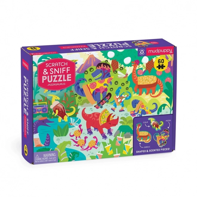 Puzzle Pizzasaurus con profumo 60 pezzi