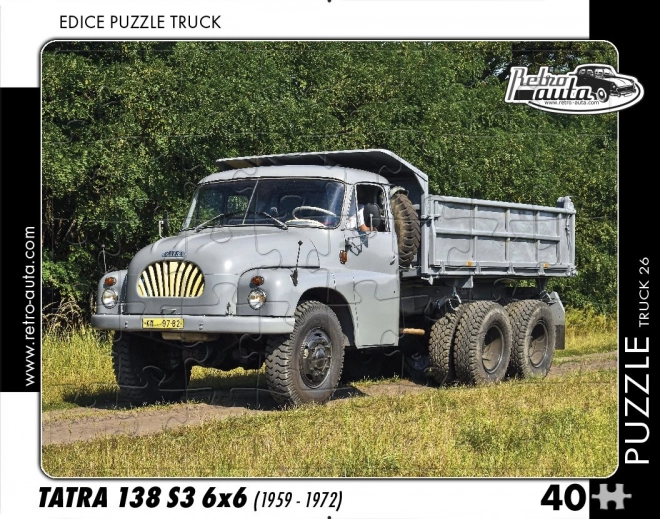 Puzzle Camion Retro Tatra 138 S3 6x6