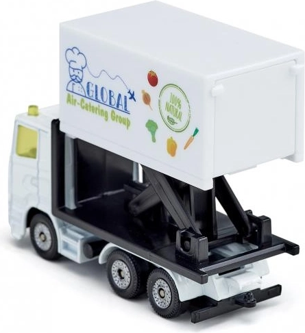 Veicolo catering a altezza regolabile