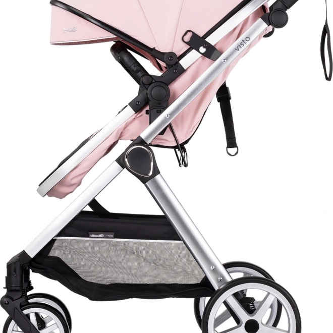 Passeggino Chipolino Vista 2v1 Rosa Marshmallow