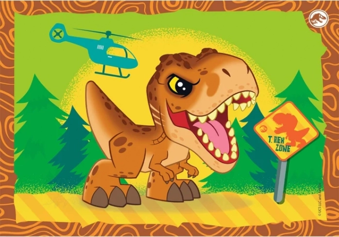 Puzzle Jurassic World Clementoni 4-in-1