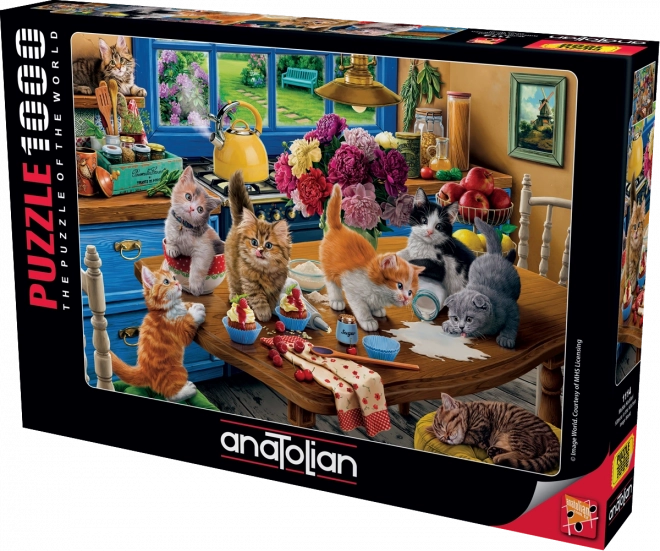 Puzzle Gattini In Cucina 1000 Pezzi