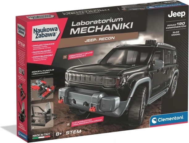 laboratorio di meccanica – kit jeep recon di clementoni
