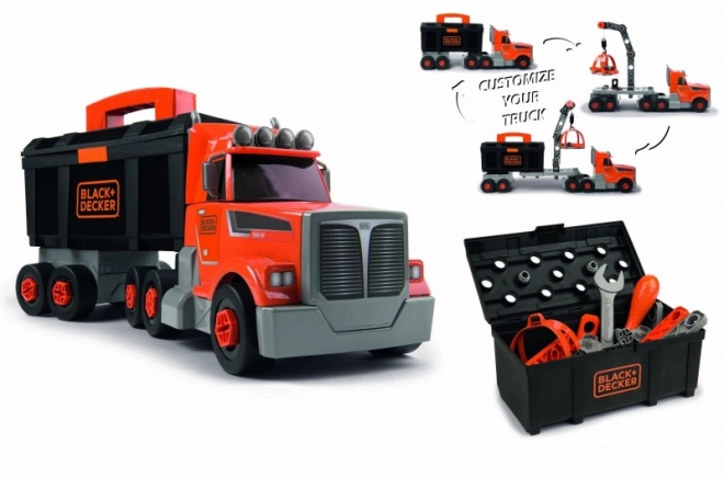 Camion 3 in 1 Black+Decker con strumenti Smoby