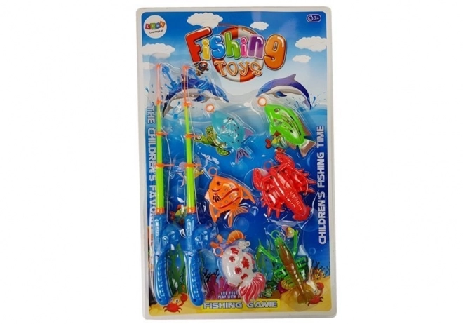 Gioco da pesca con canne