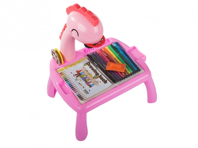 Tavolo da Disegno Didattico per Bambini con Proiettore