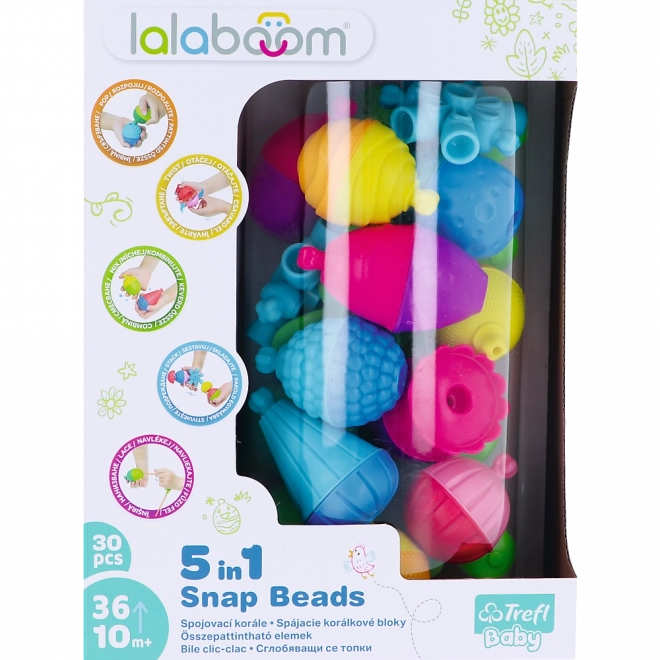 Lalaboom 5 in 1 Set di Perle Collegate Trefl