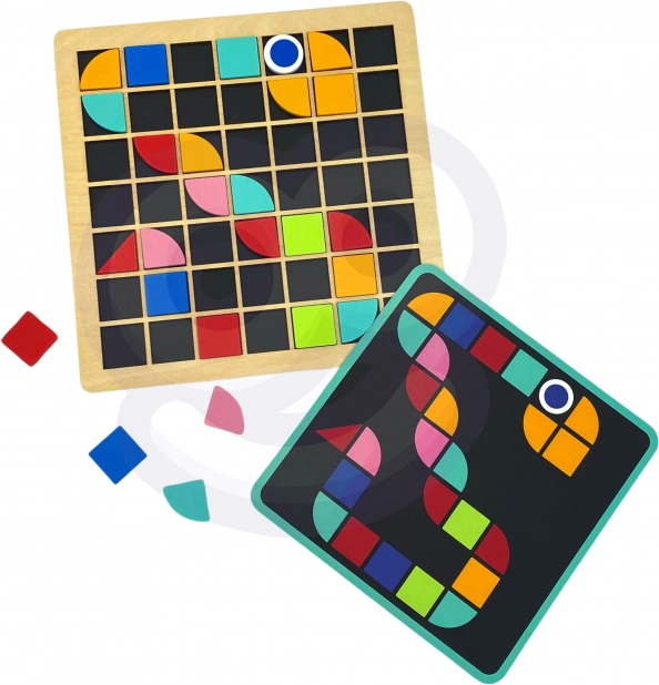 Mosaico di legno Tooky Toy Montessori