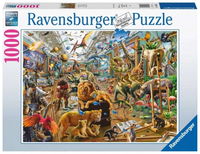 Puzzle Ravensburger Caos nella Galleria 1000 pezzi