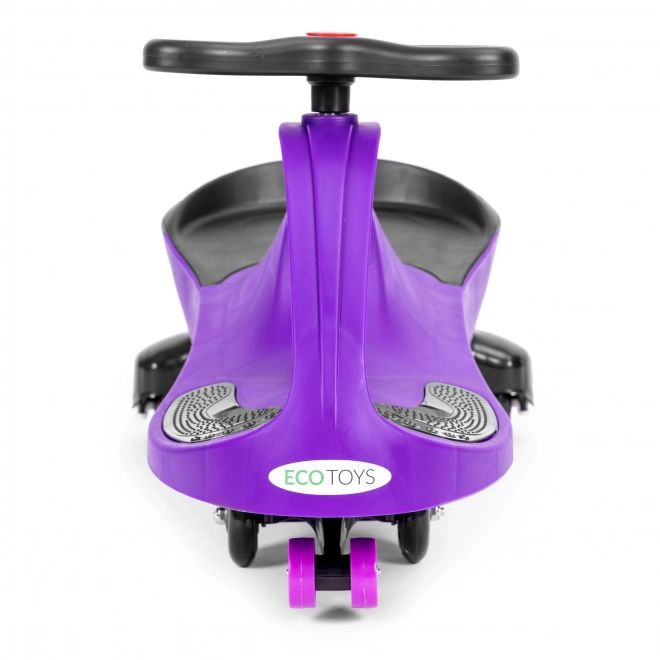 Macchina Wiggle con ruote LED viola per bambini ECOTOYS