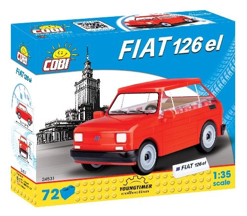 Iconico FIAT 126p in scala 1:35
